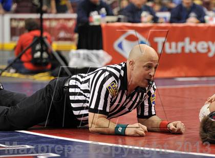 Thumbnail 2 in PIAA AA Wrestling Championships (Quarterfinals) photogallery.