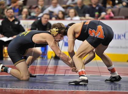 Thumbnail 3 in PIAA AA Wrestling Championships (Quarterfinals) photogallery.