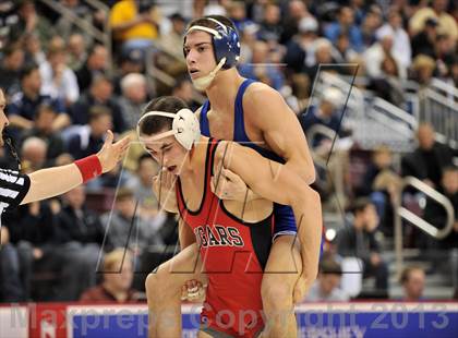 Thumbnail 2 in PIAA AA Wrestling Championships (Quarterfinals) photogallery.