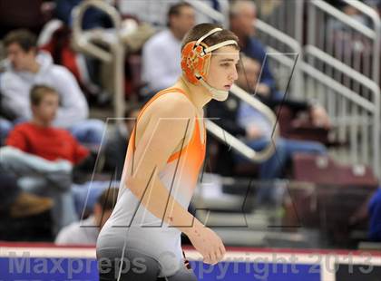 Thumbnail 3 in PIAA AA Wrestling Championships (Quarterfinals) photogallery.