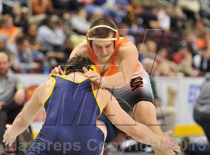 Thumbnail 1 in PIAA AA Wrestling Championships (Quarterfinals) photogallery.