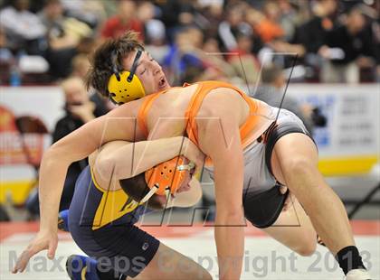 Thumbnail 2 in PIAA AA Wrestling Championships (Quarterfinals) photogallery.