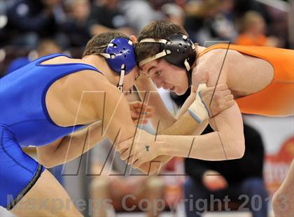 Thumbnail 2 in PIAA AA Wrestling Championships (Quarterfinals) photogallery.