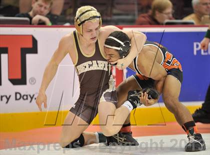 Thumbnail 2 in PIAA AA Wrestling Championships (Quarterfinals) photogallery.