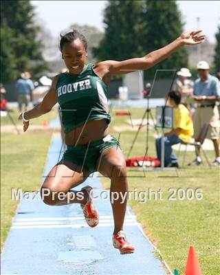 Thumbnail 2 in CIF State Championships - Long Jump (Girls - Friday) photogallery.