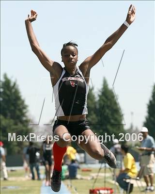 Thumbnail 1 in CIF State Championships - Long Jump (Girls - Friday) photogallery.