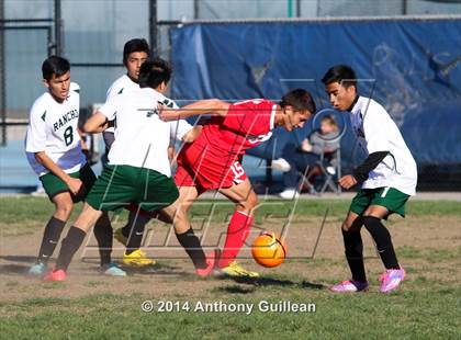 Thumbnail 1 in Redondo Union vs Rancho Alamitos (Marina High School Holiday Classic) photogallery.