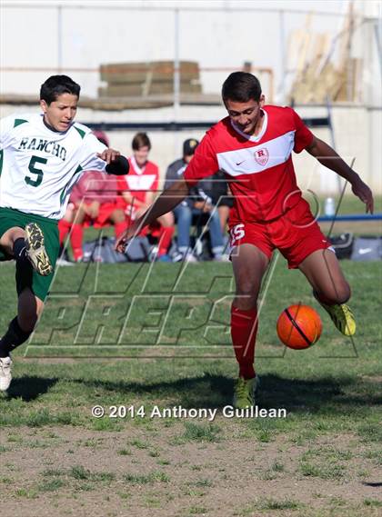Thumbnail 1 in Redondo Union vs Rancho Alamitos (Marina High School Holiday Classic) photogallery.