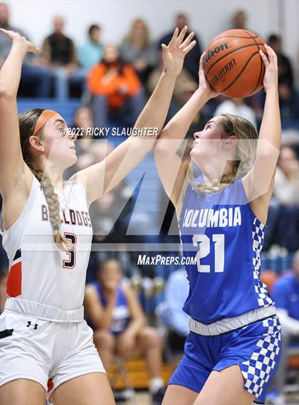 Thumbnail 1 in Waterloo vs. Columbia (12th Annual Columbia Girls Basketball Tip Off Classic) photogallery.