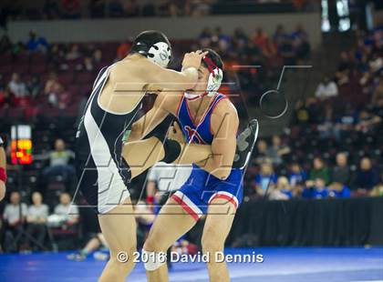 Thumbnail 3 in CIF State Boys Wrestling Championships (Semfinals) photogallery.