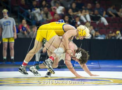Thumbnail 3 in CIF State Boys Wrestling Championships (Semfinals) photogallery.