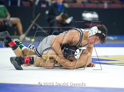 Thumbnail 2 in CIF State Boys Wrestling Championships (Semfinals) photogallery.