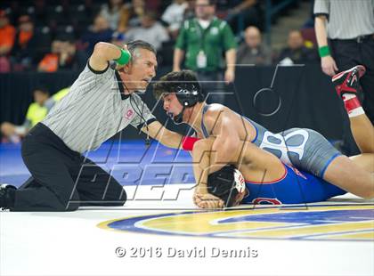 Thumbnail 3 in CIF State Boys Wrestling Championships (Semfinals) photogallery.