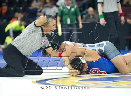 Thumbnail 2 in CIF State Boys Wrestling Championships (Semfinals) photogallery.