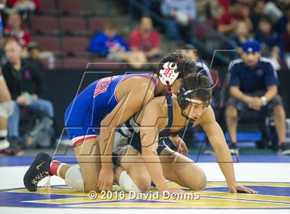 Thumbnail 2 in CIF State Boys Wrestling Championships (Semfinals) photogallery.