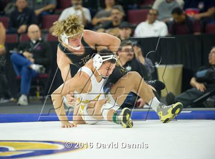 Thumbnail 3 in CIF State Boys Wrestling Championships (Semfinals) photogallery.