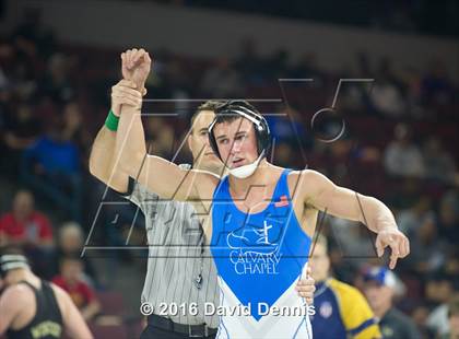 Thumbnail 1 in CIF State Boys Wrestling Championships (Semfinals) photogallery.
