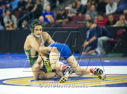 Thumbnail 1 in CIF State Boys Wrestling Championships (Semfinals) photogallery.