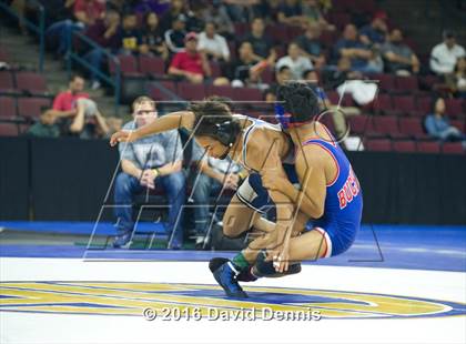Thumbnail 2 in CIF State Boys Wrestling Championships (Semfinals) photogallery.