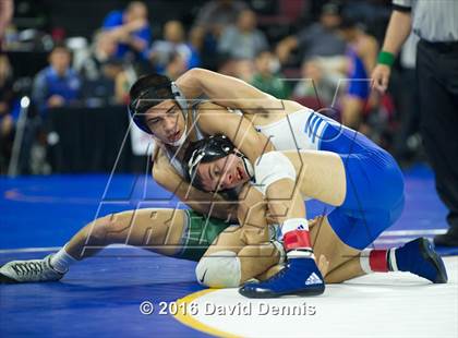 Thumbnail 2 in CIF State Boys Wrestling Championships (Semfinals) photogallery.