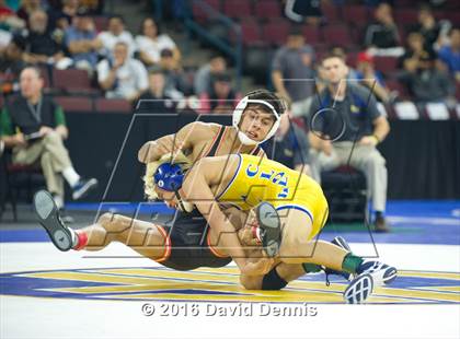 Thumbnail 3 in CIF State Boys Wrestling Championships (Semfinals) photogallery.
