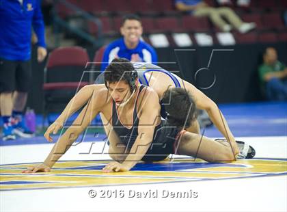 Thumbnail 2 in CIF State Boys Wrestling Championships (Semfinals) photogallery.