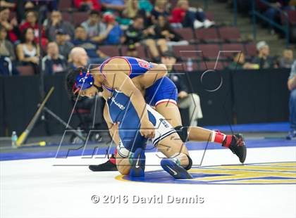 Thumbnail 2 in CIF State Boys Wrestling Championships (Semfinals) photogallery.