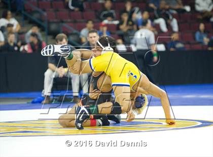 Thumbnail 1 in CIF State Boys Wrestling Championships (Semfinals) photogallery.