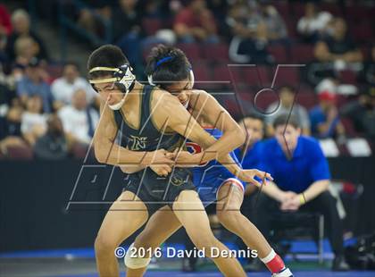 Thumbnail 1 in CIF State Boys Wrestling Championships (Semfinals) photogallery.