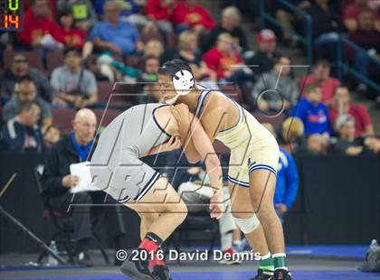 Thumbnail 1 in CIF State Boys Wrestling Championships (Semfinals) photogallery.