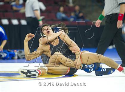 Thumbnail 2 in CIF State Boys Wrestling Championships (Semfinals) photogallery.