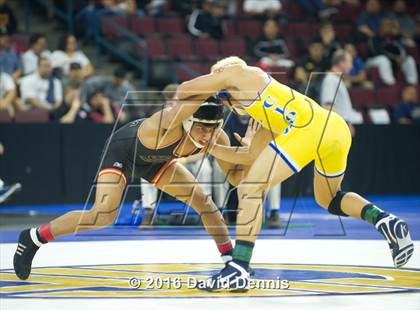 Thumbnail 2 in CIF State Boys Wrestling Championships (Semfinals) photogallery.