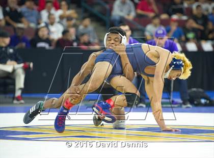 Thumbnail 1 in CIF State Boys Wrestling Championships (Semfinals) photogallery.