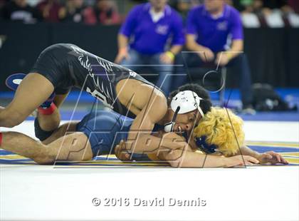 Thumbnail 3 in CIF State Boys Wrestling Championships (Semfinals) photogallery.