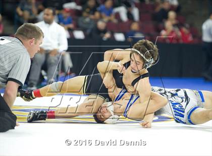 Thumbnail 3 in CIF State Boys Wrestling Championships (Semfinals) photogallery.