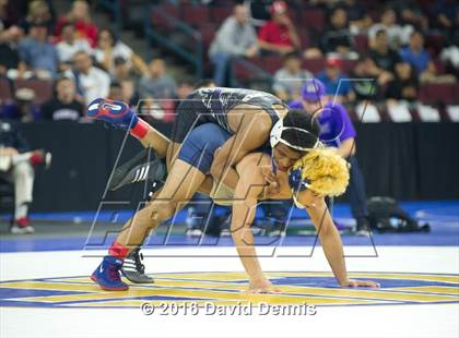 Thumbnail 1 in CIF State Boys Wrestling Championships (Semfinals) photogallery.