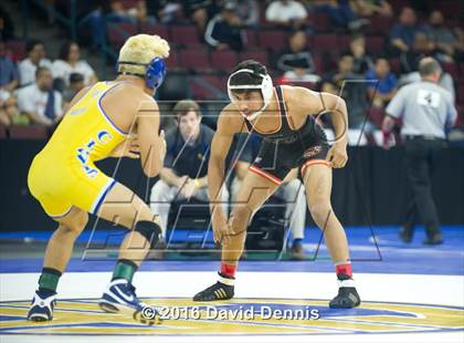 Thumbnail 3 in CIF State Boys Wrestling Championships (Semfinals) photogallery.