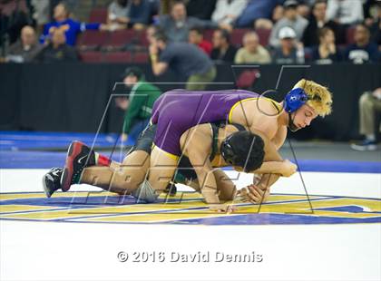 Thumbnail 2 in CIF State Boys Wrestling Championships (Semfinals) photogallery.