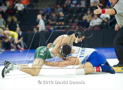 Thumbnail 1 in CIF State Boys Wrestling Championships (Semfinals) photogallery.
