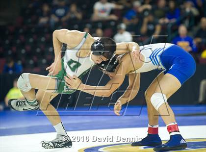 Thumbnail 2 in CIF State Boys Wrestling Championships (Semfinals) photogallery.