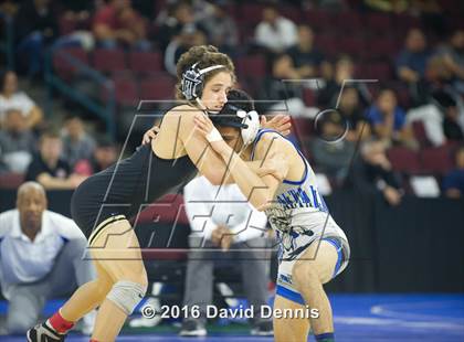 Thumbnail 1 in CIF State Boys Wrestling Championships (Semfinals) photogallery.