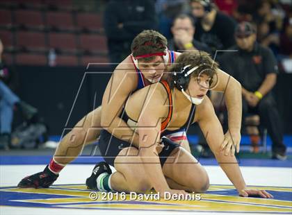 Thumbnail 1 in CIF State Boys Wrestling Championships (Semfinals) photogallery.