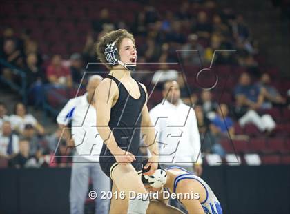 Thumbnail 2 in CIF State Boys Wrestling Championships (Semfinals) photogallery.