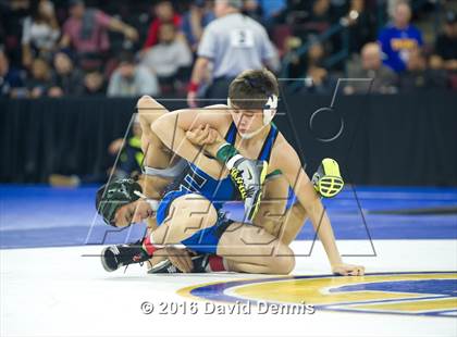 Thumbnail 2 in CIF State Boys Wrestling Championships (Semfinals) photogallery.