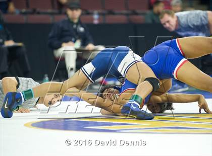 Thumbnail 3 in CIF State Boys Wrestling Championships (Semfinals) photogallery.