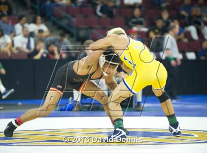 Thumbnail 1 in CIF State Boys Wrestling Championships (Semfinals) photogallery.