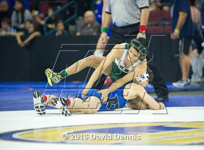 Thumbnail 3 in CIF State Boys Wrestling Championships (Semfinals) photogallery.