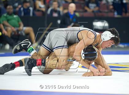 Thumbnail 3 in CIF State Boys Wrestling Championships (Semfinals) photogallery.