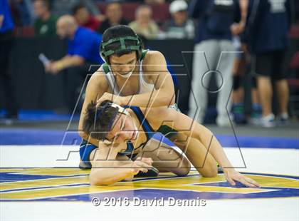 Thumbnail 3 in CIF State Boys Wrestling Championships (Semfinals) photogallery.