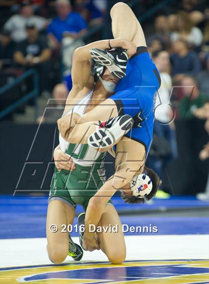 Thumbnail 3 in CIF State Boys Wrestling Championships (Semfinals) photogallery.
